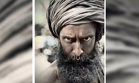 Thangalaan movie poster (Photo: X/@chiyaan)