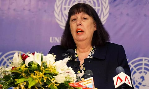 UN official Virgiania Gambsa (Photo/AP)
