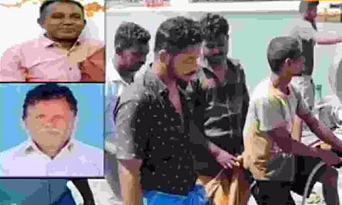 The fellow fishermen recovered the bodies of two of them, identified as Arokkiyam and Farakatulla