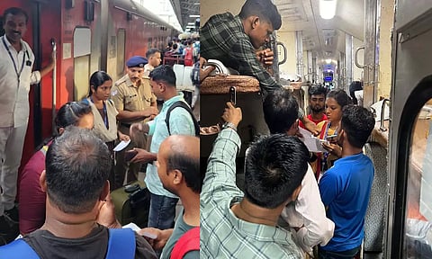 A special team of RPF and Ticket-checking staff of Chennai Division&nbsp;