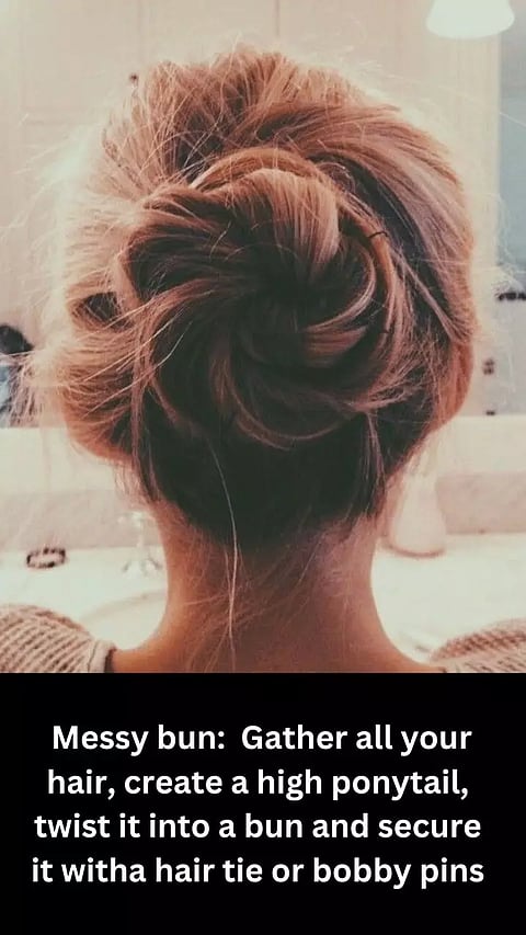 Buns, ponytails and top knots: Seven easy hairstyles to beat the heatwave