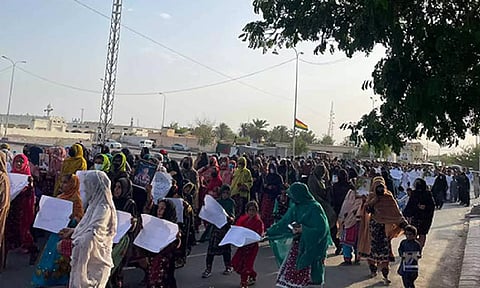 Protest rally held in Turbat, Balochistan on Eid against enforced disappearances (ANI)
