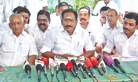 AIADMK MLA Sellur K Raju addresses media in Madurai
