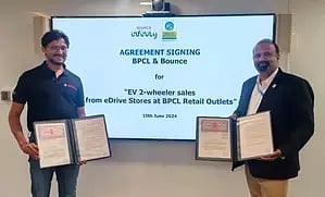 BPCL, Bounce Infinity join hands to launch 'eDrive stores'