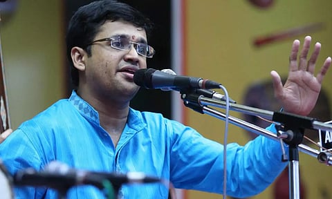 Renowned Carnatic musician Saketharaman