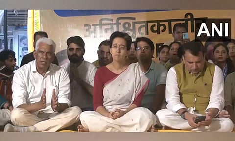 Atishi sat on an indefinite hunger strike (ANI)