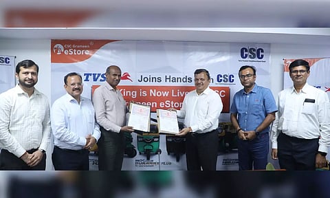 TVSM Partners with CSC Grameen eStore