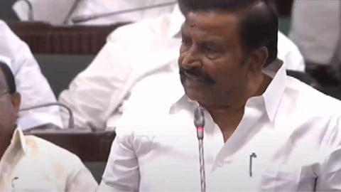 Tamil Nadu Municipal Administration Minister KN Nehru (Photo/Thanthi TV)