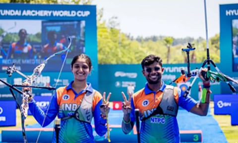 Archery players from India (IANS)