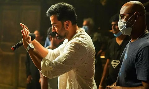 Prithviraj Sukumaran from the sets of L2 Empuraan movie
