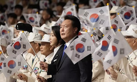 South Korean president Yoon Suk Yeol (AP)