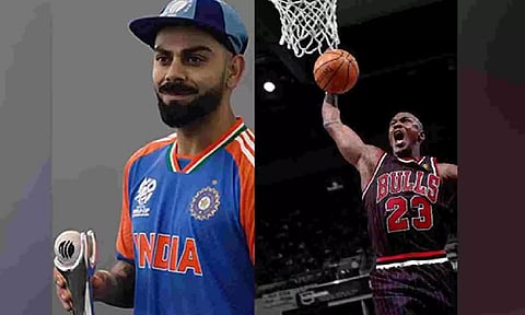 "There was magic in every game...": Virat Kohli expresses admiration for basketball legend Michael Jordan