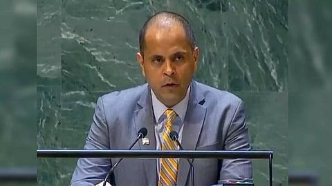 Minister in India’s Permanent Mission to the UN, Pratik Mathur (Image: X/@IndiaatUN)