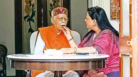Veteran BJP leader Lal Krishna Advani