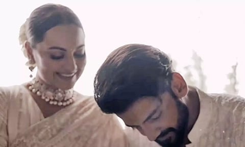 Sonakshi Sinha with husband Zaheer Iqbal (Instagram)