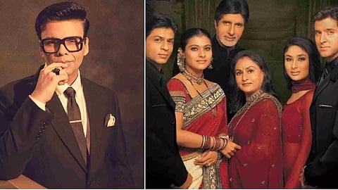 Filmmaker Karan Johar; Still from Kabhi Khushi Kabhie Gham