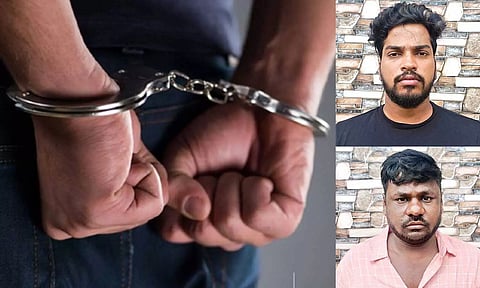 Sathish Kumar (35) and R Sathish (26)