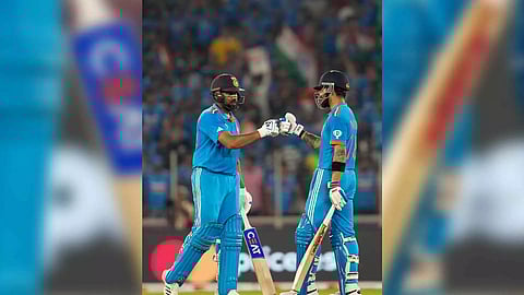 India's captain Rohit Sharma and Virat Kohli&nbsp;