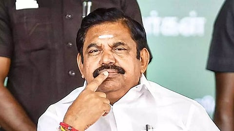 Leader of Opposition Edappadi K Palaniswami