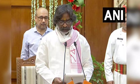 Jharkhand Mukti Morcha (JMM) executive president Hemant Soren (ANI)&nbsp;