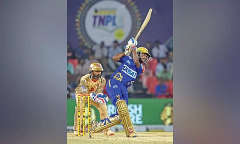 B Sachin scored his 1st 50 of TNPL 2024