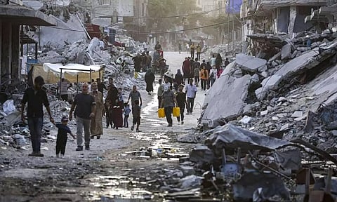 Visuals from the spot (AP)