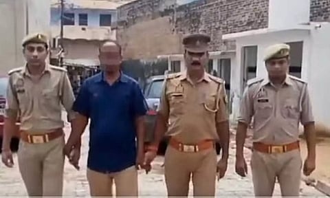 Visuals of main accused Devprakash Madhukar, who was arrested from Delhi's Najafgarh area on Friday night (PTI)