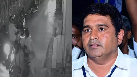 Visual from the CCTV; Bahujan Samaj Party (BSP) leader Armstrong