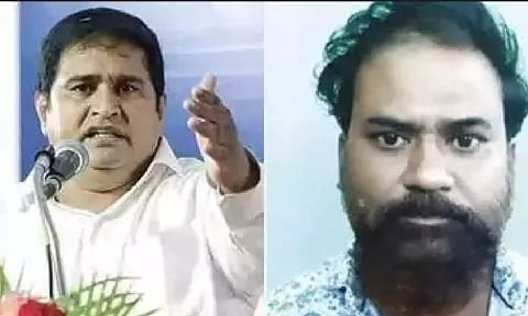 K Armstrong and Arcot Suresh (Photo: Daily Thanthi)