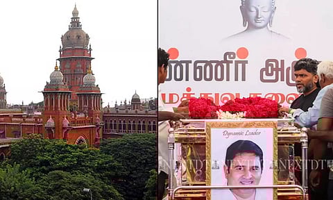 (L-R) Madras High Court, Funeral ceremony of late K Armstrong (Photo: Hemanathan M)