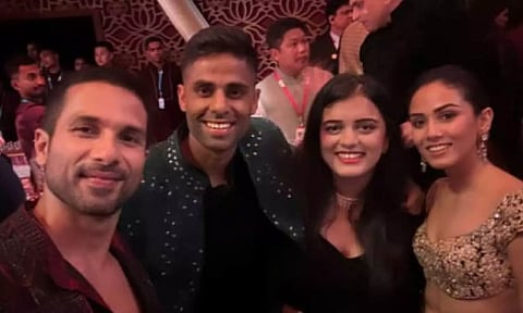 Shahid Kapoor, Mira Rajput, Surya Kumar Yadav (Instagram)