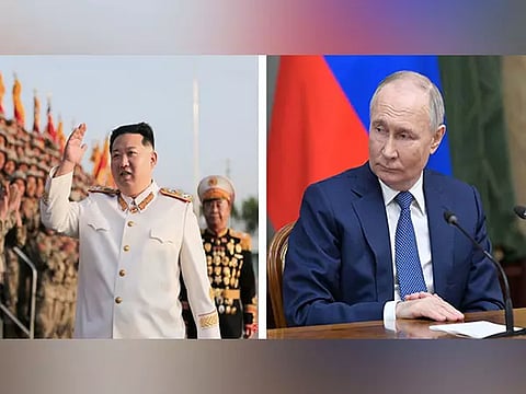 North Korean leader Kim Jong Un and Russian President Vladimir Putin (Photo/Reuters)