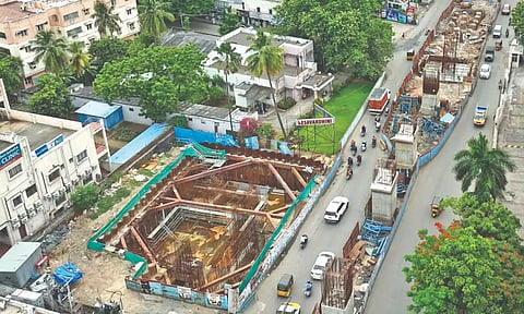 Shrugging off initial delays, Chennai Metro Rail corridors 4 and 5 on fast track