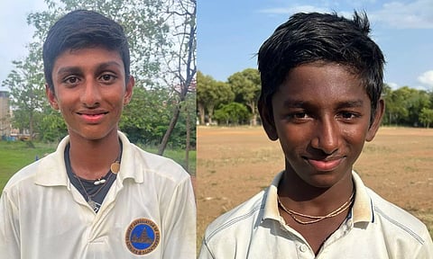 B Akshadh Rao, S Kiran Raj Yadav (L to R)