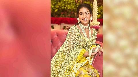 Radhika Merchant (Image: designer Anamika Khanna)