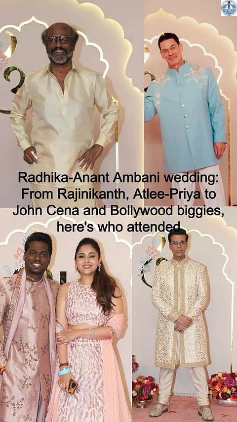 Radhika-Anant Ambani wedding: From Rajinikanth, Atlee-Priya to John Cena and Bollywood biggies, here's who attended