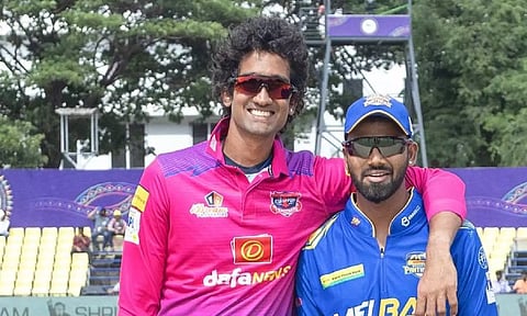 Visuals from the toss