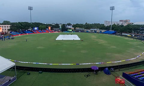 SNR College Cricket Stadium.Coimbatore.