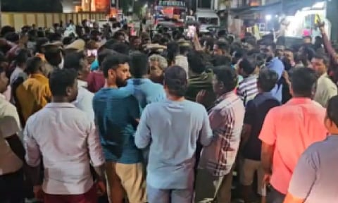 Visual from the spot (Photo: Thanthi TV)