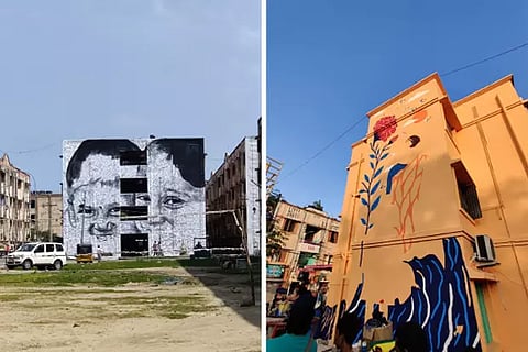 Wall paintings across tenements in Kannagi Nagar (File photos used for representational purpose only)