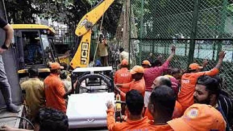 Visual from the spot