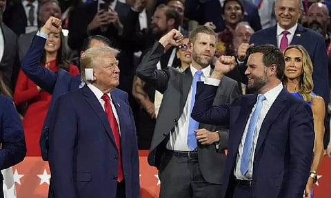 &nbsp;Donald Trump during the Republican National Convention (PTI)