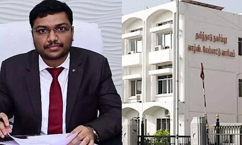 (L-R) Sravan Kumar Jatavath, Housing and Urban Development Department