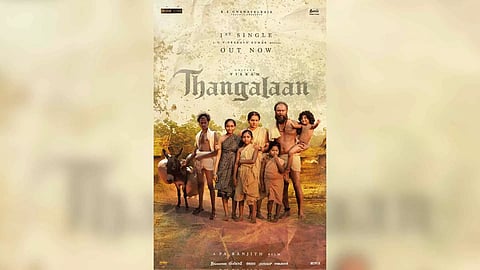 First single poster from the film Thangalaan (Photo/X:@StudioGreen2)