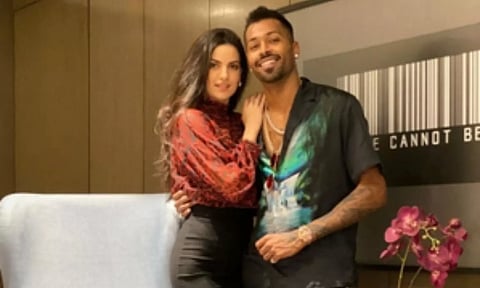 Hardik Pandya and Natasa Stankovic (IANS)