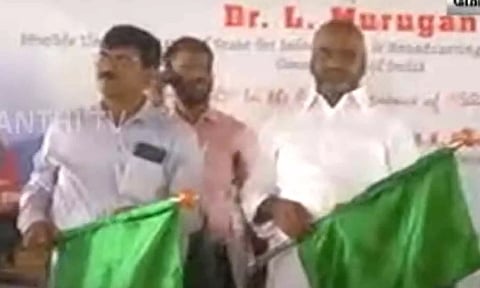 MoS L Murugan flags off inaugural run of Mettupalayam–Tuticorin Bi-Weekly Express
