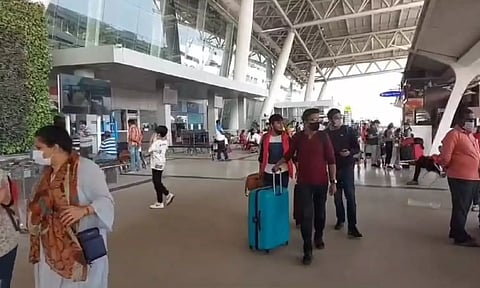 Visual from Chennai airport