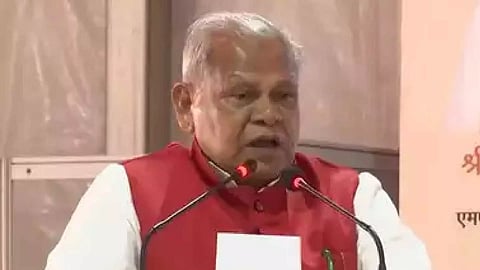 Union Minister and Hindustani Awam Morcha supremo Jitan Ram Manjhi&nbsp;