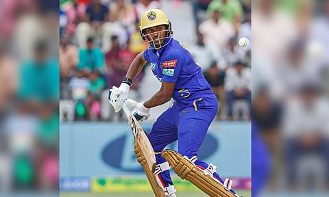 Sai Sudharsan during the match (Instagram/tnpremierleague)