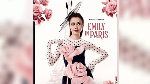 Lily Collins poster 'Emily In Paris' (Image: Instagram)